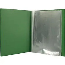 Папка пластикова А4 з 10 файлами зелена, ТМ Economix