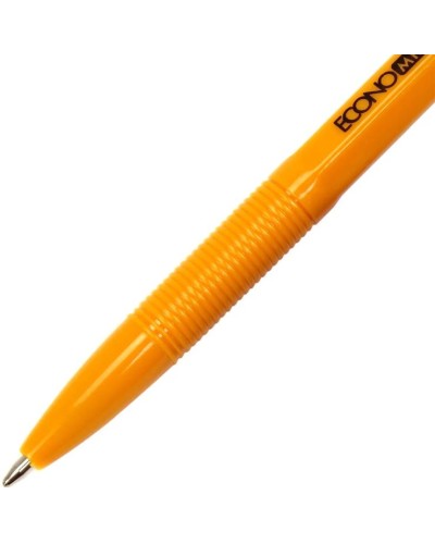 Ручка «Yellow Pen» кулькова синя 0,5 мм, корпус жовтий, ТМ Economix