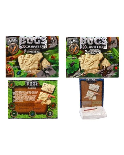Креативна творчість для проведення розкопок «BUGS EXCAVATION» жуки, у коробці 24х19х5 см, ТМ Данко Тойс