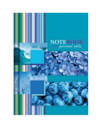 Блокнот «NOTEBOOK FOR NOTES» А6 на 176 аркушів у клітинку з твердою ламінованою обкладинкою, в асортименті, ТМ Рюкзачок