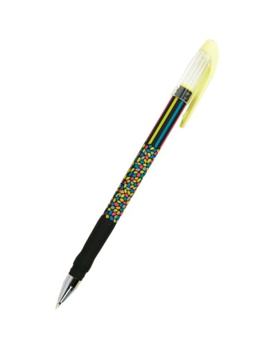 Ручка «Neon mosaic» кулькова синя, ТМ Axent