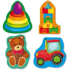 Бейбі пазли «Малюк зможе. Іграшки», ТМ Vladi Toys