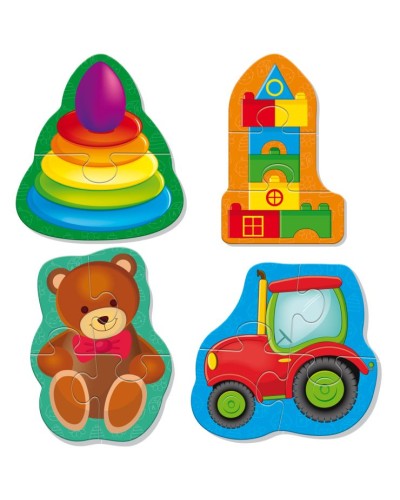 Бейбі пазли «Малюк зможе. Іграшки», ТМ Vladi Toys