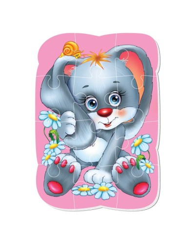 Пазли магнітні «Малюк зможе. Зайчик» А5, ТМ Vladi Toys