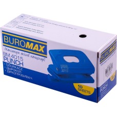Діркопробивач до 10 аркушів пластиковий, синій, ТМ Buromax