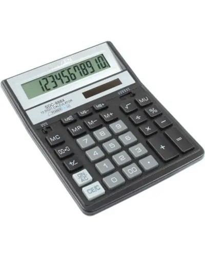 Калькулятор «CITIZEN» 16х20,5 см, SDC888ХВК