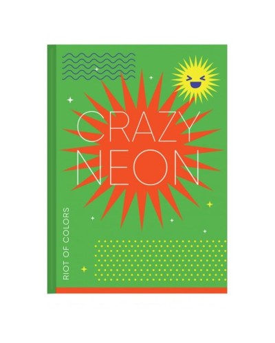 Блокнот «CREAZY NEON» А6 на 48 аркушів у клітинку з твердою ламінованою обкладинкою, в асортименті, ТМ Рюкзачок