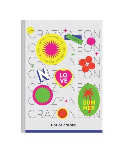 Блокнот «CREAZY NEON» А6 на 48 аркушів у клітинку з твердою ламінованою обкладинкою, в асортименті, ТМ Рюкзачок