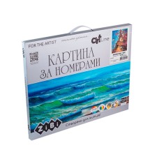 Картина за номерами «Ейфелева вежа у цвіті» 40х50 см, у коробці, TM ZiBi