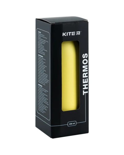 Термос 450 мл жовтий, TM Kite