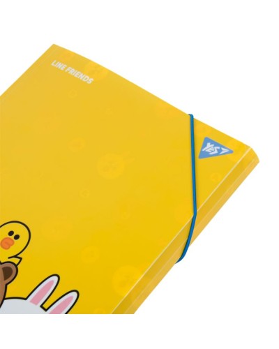 Папка «Line Friends» A4 на гумках, ТМ YES