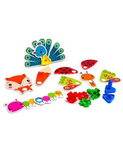 Гра-конструктор з болтами «Fisher-Price. Maxi-болтики», у коробці 27х6х20 см, ТМ Vlady Toys