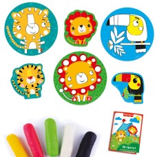 Набір для творчості «Fisher Price. Казковий зоопарк» ліплення з екотіста, у коробці 21,5х6х21,5 см, ТМ Vlady Toys