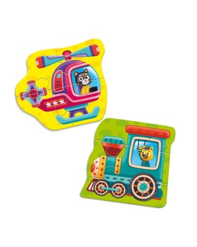 Пазли «Транспорт» магнітні, у пакеті 13,5х1х27 см, ТМ Vladi Toys