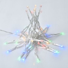 Електрогірлянда «Нитка» 2,8 м на 41 LED-лампочку різнокольорова на 1 статичний режим, на батарейках, Yes! Fun