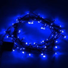 Гірлянда - нитка 4,9 м на 70 LED-лампочок синя на 8 режимів мерехтіння, Yes! Fun