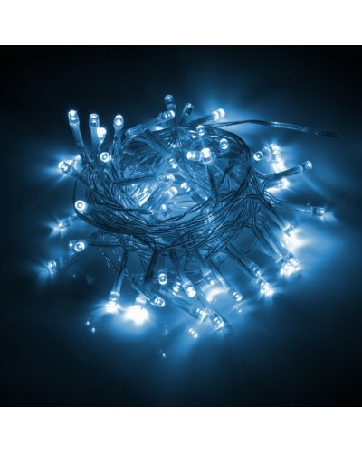 Гірлянда - нитка 4,9 м на 70 LED-лампочок холодно-біла з USB на 8 режимів мерехтіння, Yes! Fun