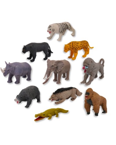 Стретч-іграшка «LEGEND OF ANIMALS. Драженики джунглів» 15 см, в асортименті, 12 шт у дисплеї 18х8х21 см
