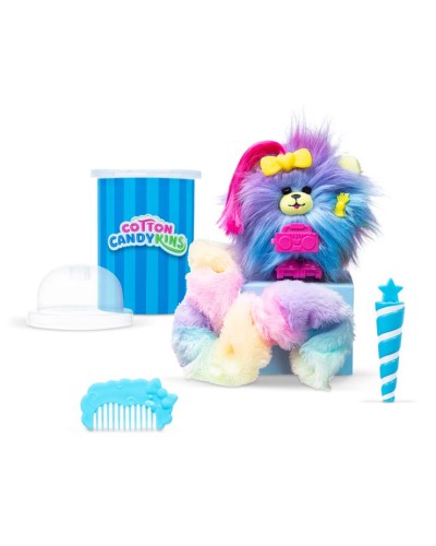 М'яка іграшка-сюрприз «COTTON CANDYKINS. Пухнастий улюбленць» 10 см з аксесуарами, в асортименті, у контейнері 9х21х9 см
