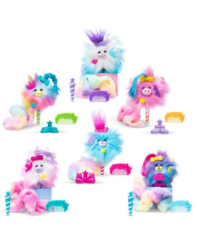 М'яка іграшка-сюрприз «COTTON CANDYKINS. Пухнастий улюбленць» 10 см з аксесуарами, в асортименті, у контейнері 9х21х9 см