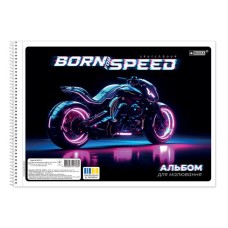 Альбом «Мagika» А4 40 аркушів 120 г/м2 на спіралі, ТМ Gold Brisk