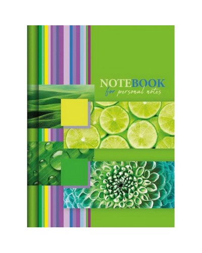 Блокнот «NOTEBOOK FOR NOTES» А6 на 48 аркушів у клітинку з твердою ламінованою обкладинкою, в асортименті, ТМ Рюкзачок