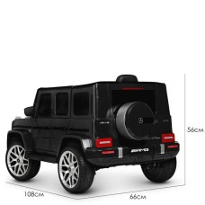 Машина «Джип» 2,4G на акумуляторі 12V 7AH 2 мотори 30W з музикою, світлом, MP3 та пультом, колеса EVA, чорний