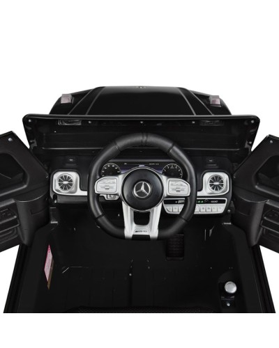 Машина «Джип» 2,4G на акумуляторі 12V 7AH 2 мотори 30W з музикою, світлом, MP3 та пультом, колеса EVA, чорний