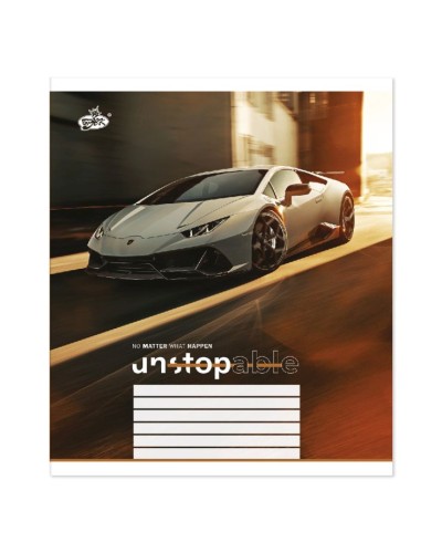 Зошит на 96 аркушів у лінію «Перегони», №2415, ТМ Brisk