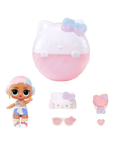 Ігровий набір з лялькою LOL SURPRISE! «Loves Hello Kitty. Hello Kitty сюрприз» 8 см з аксесуарами, в асортименті, у колбі 9х9х9 см
