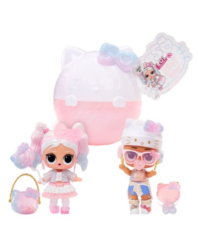 Ігровий набір з лялькою LOL SURPRISE! «Loves Hello Kitty. Hello Kitty сюрприз» 8 см з аксесуарами, в асортименті, у колбі 9х9х9 см