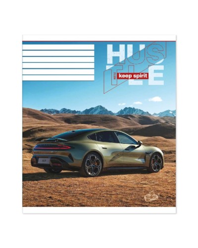 Зошит на 12 аркушів у лінію «Сучасна елегантність» №2551, ТМ Brisk