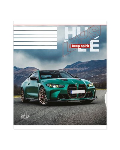 Зошит на 12 аркушів у лінію «Сучасна елегантність» №2551, ТМ Brisk