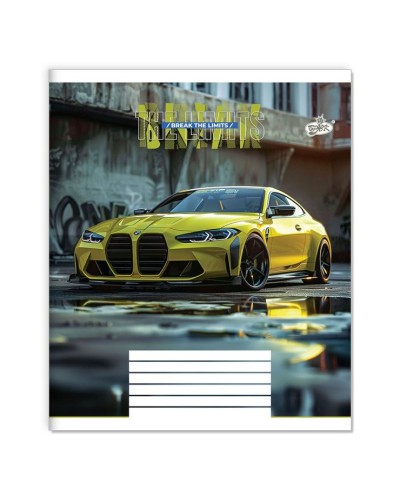 Зошит на 18 аркушів у клітинку «Порушуй правила» №2558, ТМ Brisk