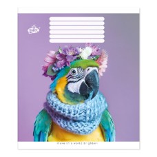 Зошит на 60 аркушів у клітинку «Птаха», №2620, ТМ Brisk