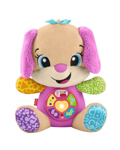 Сестричка розумного цуценятка « Fisher-Price» Smart Stages 30 см інтераткивна зі світлом та звуком, на батарейці, у коробці 25х14х31 см