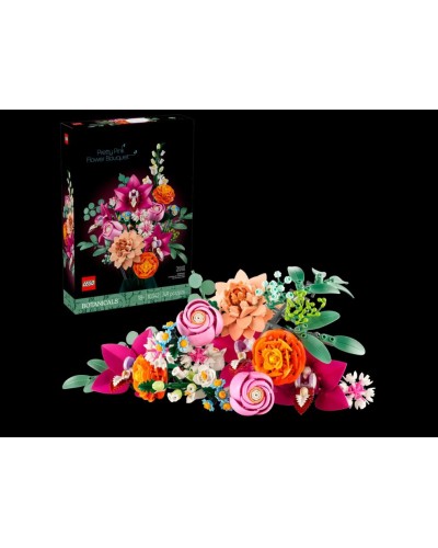 Конструктор «Милий рожевий букет квітів» на 749 деталей, у коробці 26х7х38 см, ТМ Lego