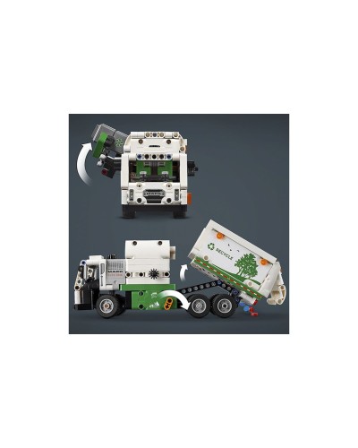 Конструктор «Сміттєвоз Mack® LR Electric» на 503 деталі, у коробці 19х7х35 см, ТМ Lego