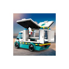 Конструктор «Швидка допомога» на 184 деталі, у коробці 26х6х19 см, ТМ Lego