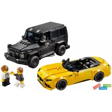 Конструктор «Mercedes-AMG G 63 та Mercedes-AMG SL 63» на 808 деталей, у коробці 35х12х19 см, ТМ Lego