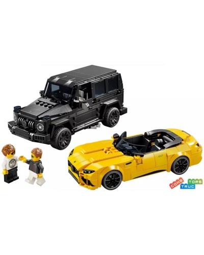 Конструктор «Mercedes-AMG G 63 та Mercedes-AMG SL 63» на 808 деталей, у коробці 35х12х19 см, ТМ Lego