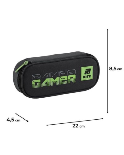 Пенал «Gamer» 8,5х22х4,5 см, ТМ Kite
