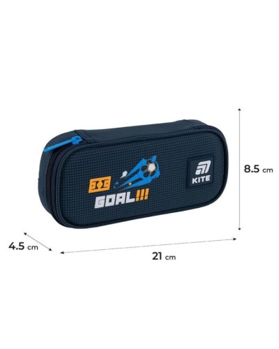 Пенал «Goal Time» 8,5х21х4,5 см, ТМ Kite