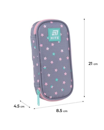 Пенал «Kawaii Stars» 8,5х21х4,5 см, ТМ Kite