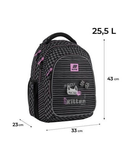 Рюкзак «L-2» 43х23х33 см, ТМ Kite Education teens