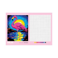 Розмальовка «PIXEL ART» на 20 аркушів з картонною обкладинкою 21х30 см, в асортименті, ТМ Апельсин