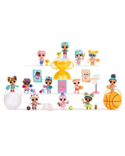 Ігровий набір з лялькою L.O.L. SURPRISE! серія «All Star Sports. Зірки спорту» 8 см з сксесуарами, в асортименті, у дисплеї