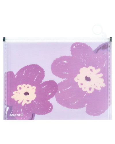 Папка «Lavender-4» А5+ на блискавці zip-lock, ТМ Axent