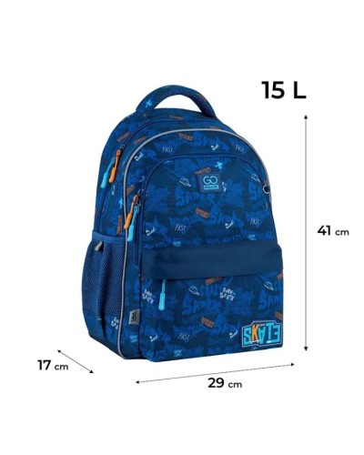 Рюкзак «Crazy Skate» 41х29х17 см, 182M, GoPack Education