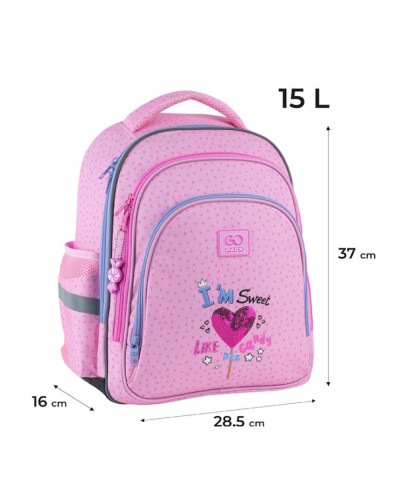 Рюкзак «Like Candy» 38х28,5х16 см, 2606S-3, GoPack Education